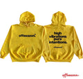 ‘high vibrations, pure intentions’ hoodie
